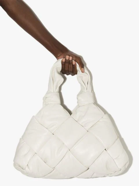 Bottega Veneta Padded Lock intrecciato tote bag