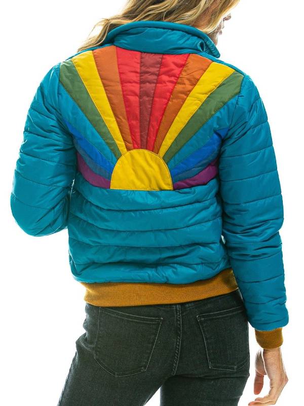 rainbow jacket womens