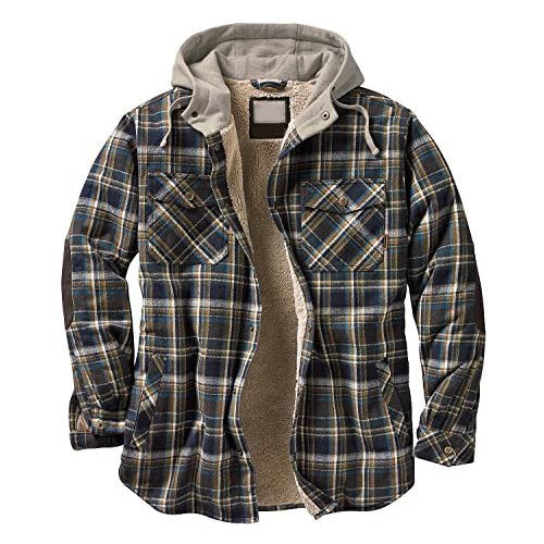 legendary whitetails camp night hooded flannel